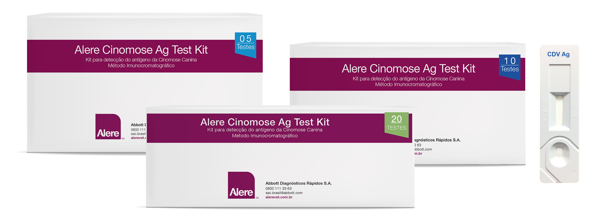 ALERE CINOMOSE AG (KIT) - COM 20 UNIDADES 