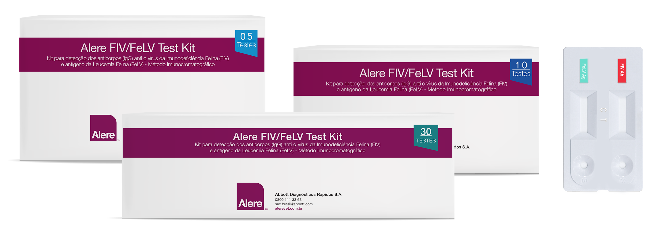 ALERE FIV AC/FELV AG (KIT) - COM 30 UNIDADES