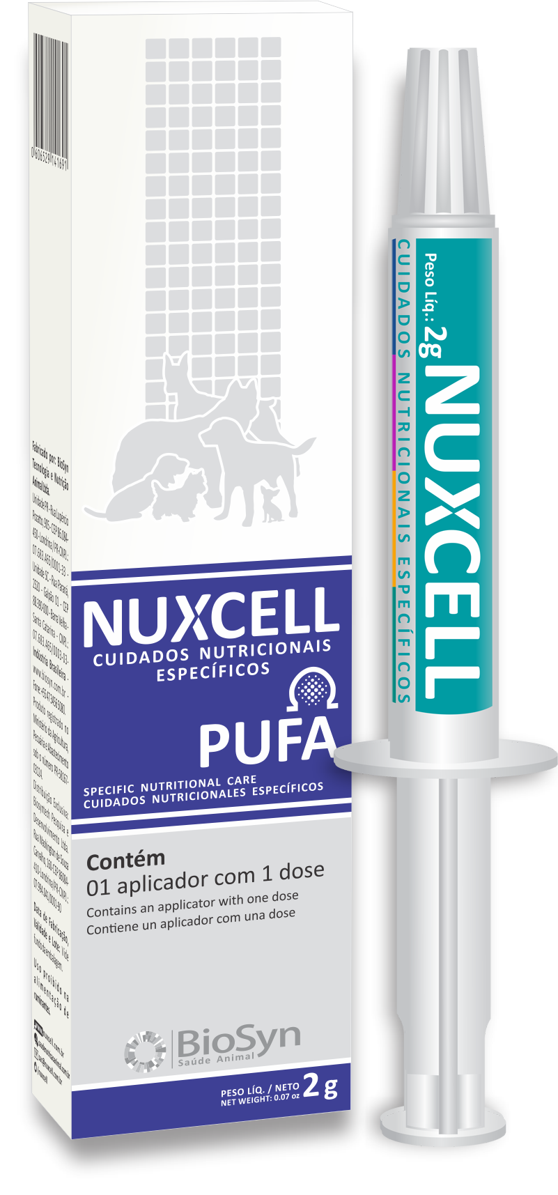 NUXCELL PUFA SERINGA 80X2G