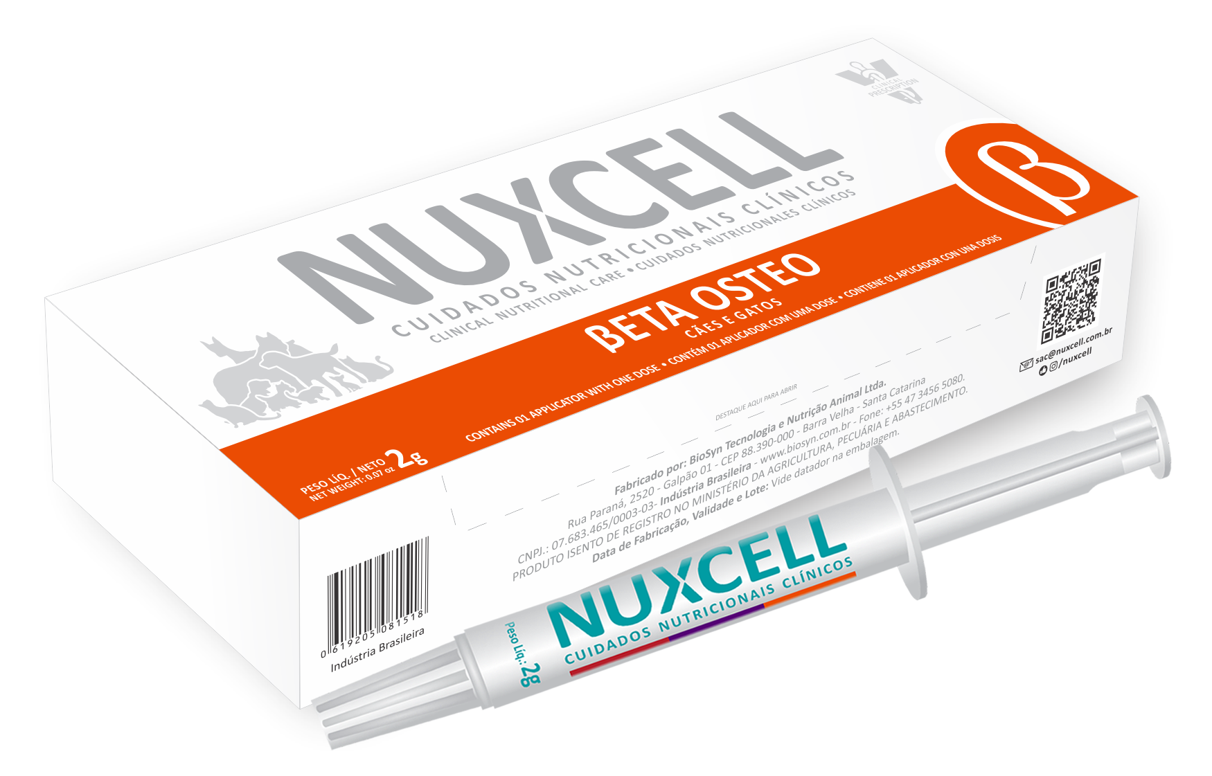 NUXCELL BETA OSTEO 30X2G