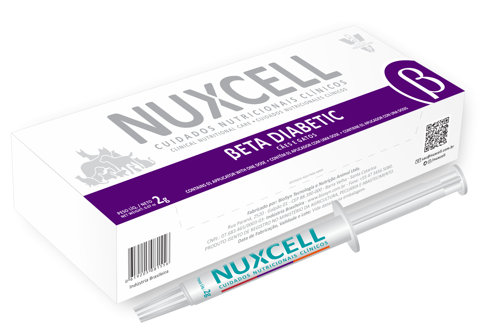 NUXCELL BETA DIABETIC 30X2G