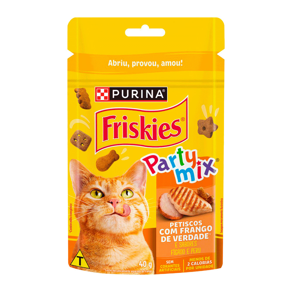 FRISKIES PETISCO PARTY MIX (FRANGO) - 40G