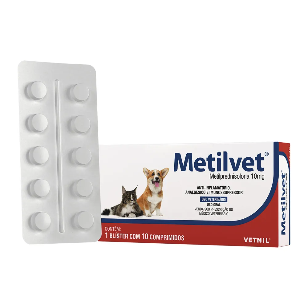 METILVET 10MG 10COMP