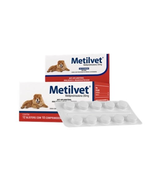 METILVET 20MG HOSP. 120COMP
