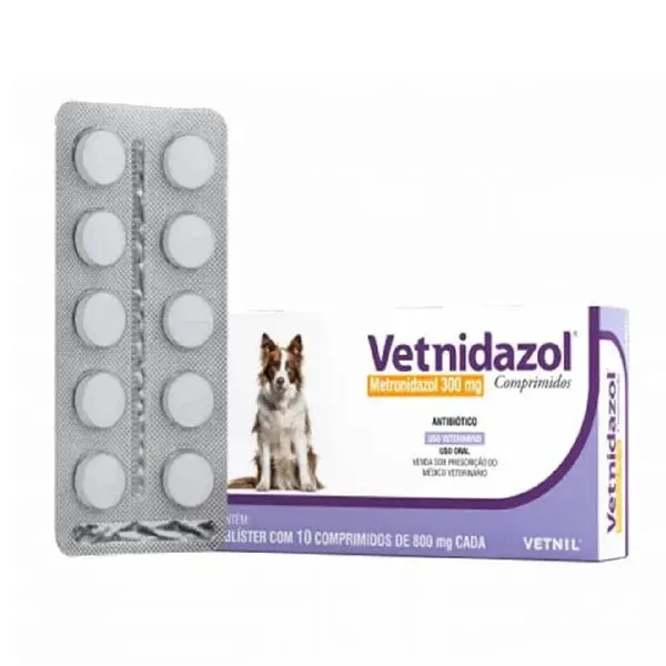 VETNIDAZOL 300MG 10COMP