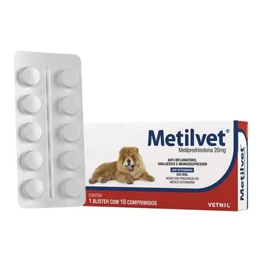 METILVET 20MG 10COMP