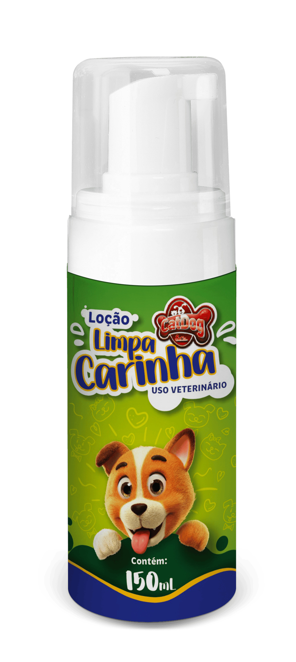 CAT DOG LIMPA CARINHA ESPUMADORA 150ML