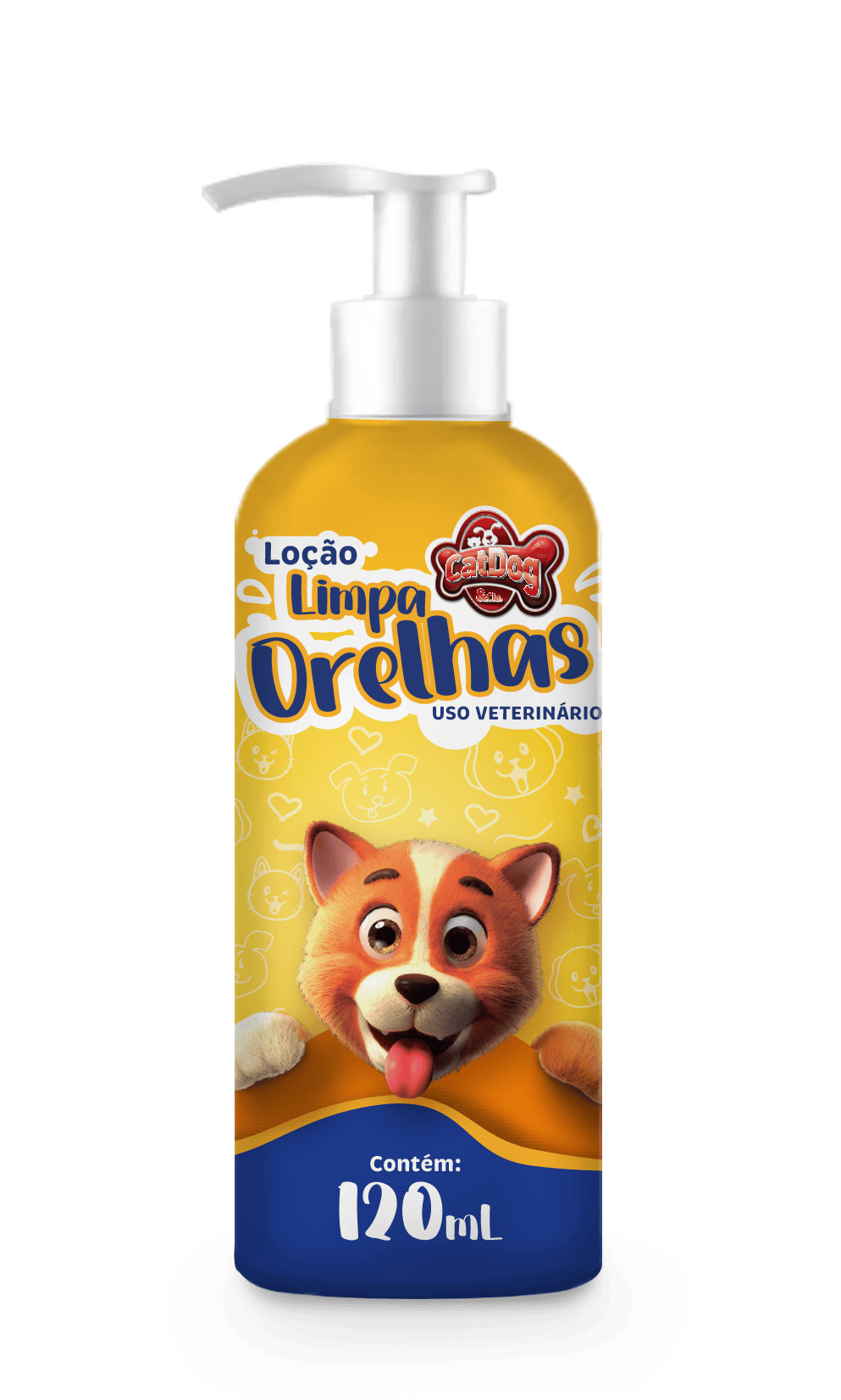 CAT DOG LIMPA ORELHA 120ML