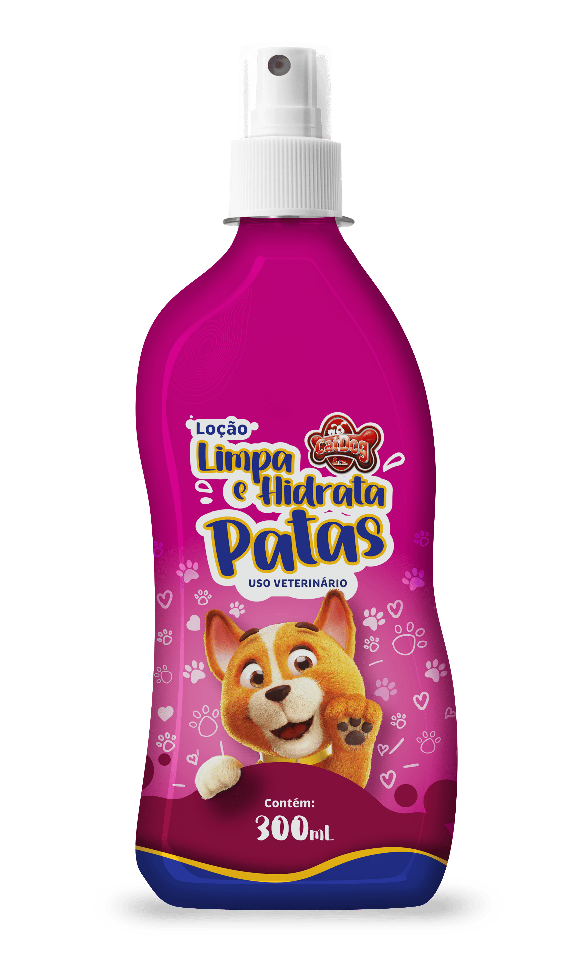 CAT DOG LIMPA E HIDRATA PATAS 300ML