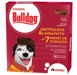 COLEIRA BULLDOG ANTIPULGAS E CARRAPATOS - 25G
